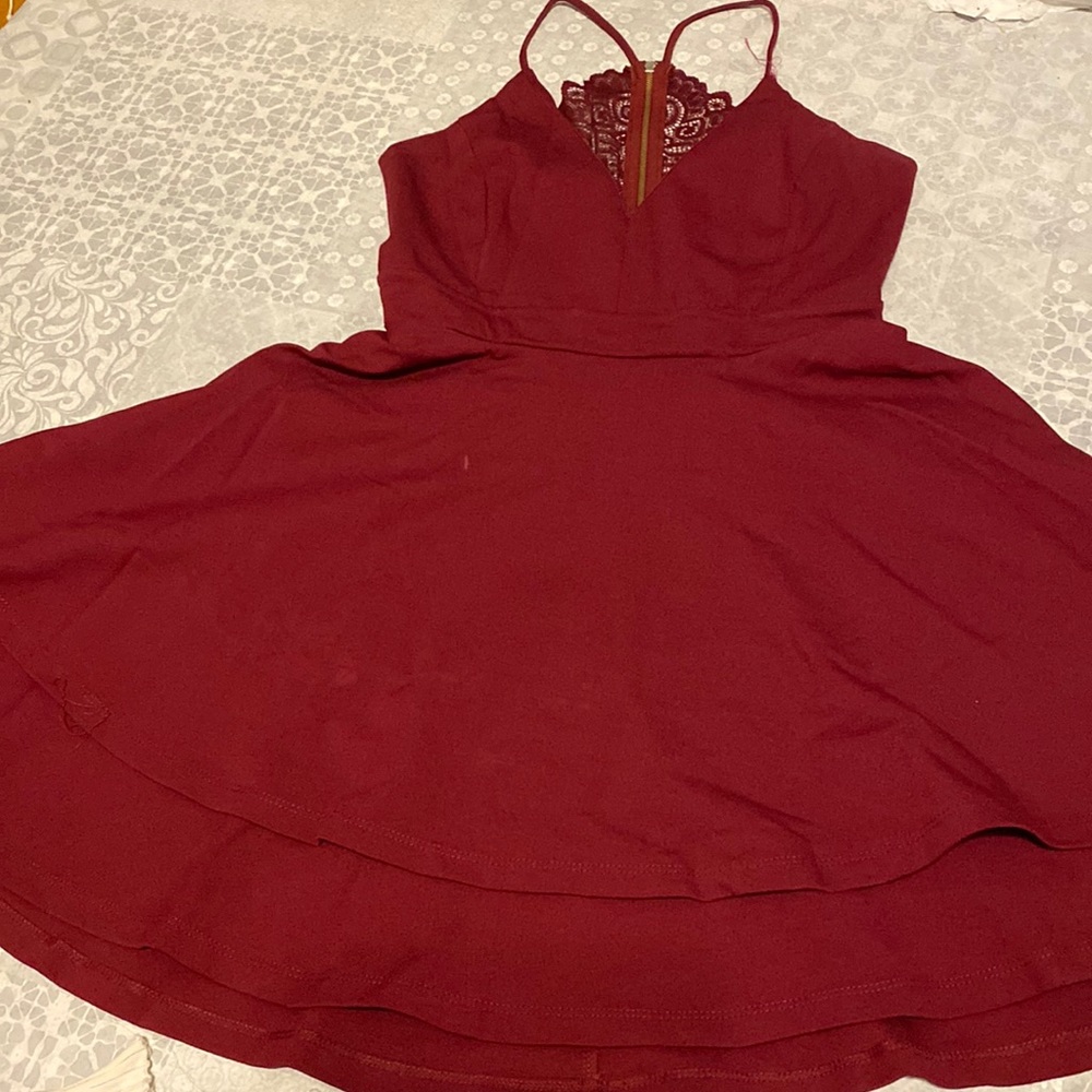 Cute Semi-Formal Low Cut Dress